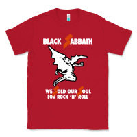 Red black rock and roll Classic Tee - artisFamous