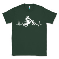 Sports Green dirt bike Classic Tee - artisFamous