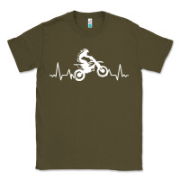 Army Green dirt bike Classic Tee - artisFamous