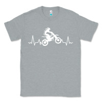 Heather Grey dirt bike Classic Tee - artisFamous