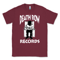Burgundy death row records black Classic Tee - artisFamous