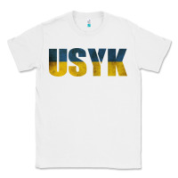 White USYK Classic Tee - artisFamous