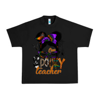 Black one spooky teacher Urban Heavy Tee - SublimationCraftShop