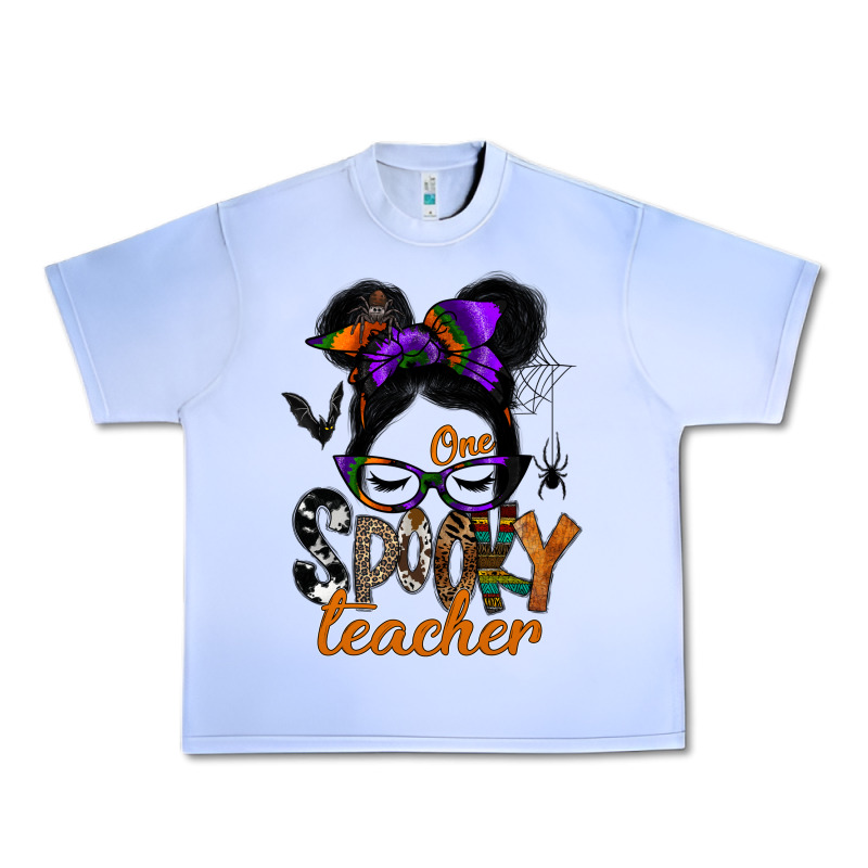 One Spooky Teacher Urban Heavy Tee by SublimationCraftShop | Teevron