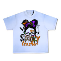 Grape Ice one spooky teacher Urban Heavy Tee - SublimationCraftShop