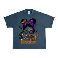Midnight Navy one spooky teacher Urban Heavy Tee - SublimationCraftShop