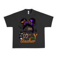 Pigment Black one spooky teacher Urban Heavy Tee - SublimationCraftShop