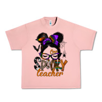 Salmon one spooky teacher Urban Heavy Tee - SublimationCraftShop