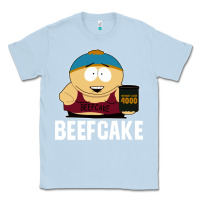 Dusty Blue beefcake Classic Tee - artisFamous