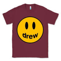 Burgundy Drew Smile House Classic Tee - artisFamous