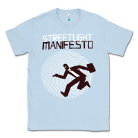 Dusty Blue streetlight manisfesto vertigo Classic Tee - artisFamous