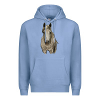 Colony Blue horse Premium Hoodie - RanaPortraitStore