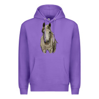 Purple horse Premium Hoodie - RanaPortraitStore