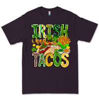 Plum Irish i Had Tacos Premium Tee - CowhideDigitalArt