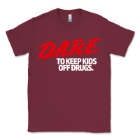 Burgundy dare shirt Classic Tee - artisFamous