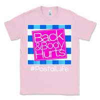 Bubblegum Pink back and body hurts Classic Tee - artisFamous