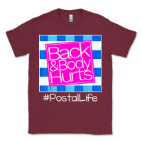 Burgundy back and body hurts Classic Tee - artisFamous
