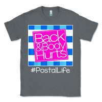 Charcoal Heather back and body hurts Classic Tee - artisFamous