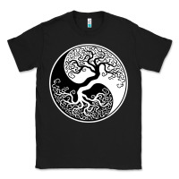 Black tree of life yin yang Classic Tee - artisFamous