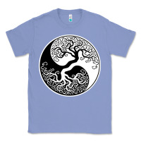 Colony Blue tree of life yin yang Classic Tee - artisFamous