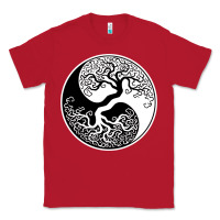 Red tree of life yin yang Classic Tee - artisFamous