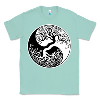 Seafoam tree of life yin yang Classic Tee - artisFamous