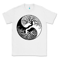 White tree of life yin yang Classic Tee - artisFamous