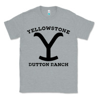 Heather Grey black stone dutton ranch Classic Tee - artisFamous