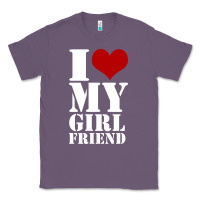 Lavender i heart my girlfriend shirt Classic Tee - artisFamous