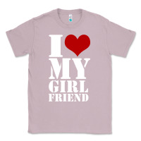 Lilac i heart my girlfriend shirt Classic Tee - artisFamous