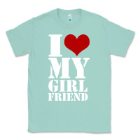 Seafoam i heart my girlfriend shirt Classic Tee - artisFamous
