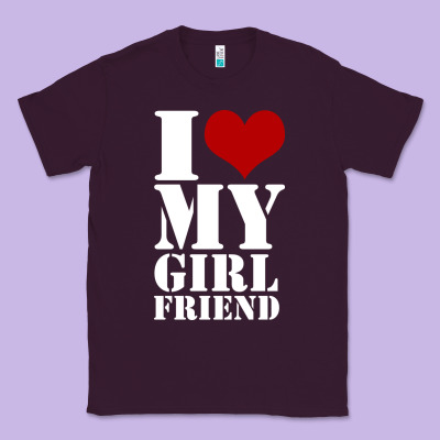 I Heart My Girlfriend Shirt Classic Tee Designed By Artisfamous