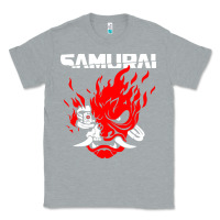 Heather Grey cyberpunk 2077 Classic Tee - artisFamous