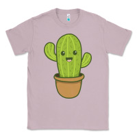 Lilac happy cactus hug me please Classic Tee - artisFamous