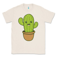 Natural happy cactus hug me please Classic Tee - artisFamous