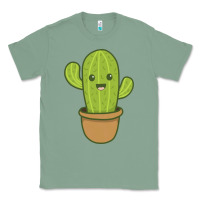 Sage happy cactus hug me please Classic Tee - artisFamous