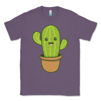 Lavender happy cactus hug me please Classic Tee - artisFamous
