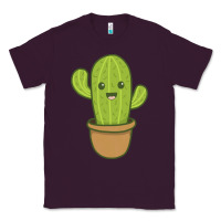 Plum happy cactus hug me please Classic Tee - artisFamous