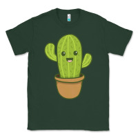 Sports Green happy cactus hug me please Classic Tee - artisFamous
