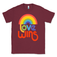 Burgundy love  classic Classic Tee - artisFamous