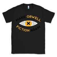 Black make orwell fiction again Classic Tee - artisFamous