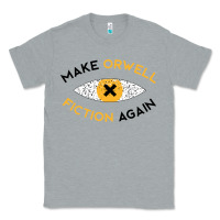 Heather Grey make orwell fiction again Classic Tee - artisFamous