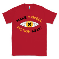 Red make orwell fiction again Classic Tee - artisFamous
