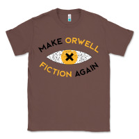 Chestnut make orwell fiction again Classic Tee - artisFamous