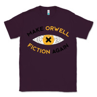 Plum make orwell fiction again Classic Tee - artisFamous