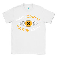 White make orwell fiction again Classic Tee - artisFamous