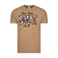Vintage Coffee rub somedirt on it baseball Vintage Tee - CowhideDigitalArt
