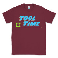 Burgundy tool time Classic Tee - artisFamous