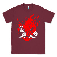 Burgundy cyberpunk 2077 Classic Tee - artisFamous