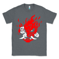 Charcoal Heather cyberpunk 2077 Classic Tee - artisFamous